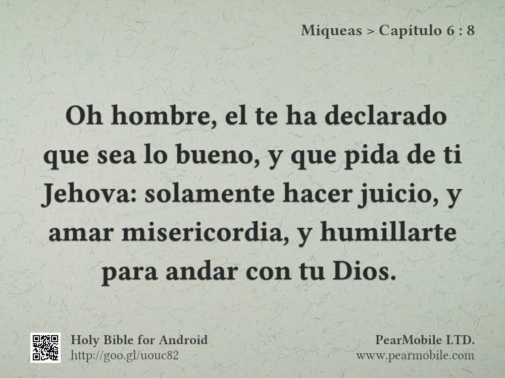 Miqueas, Capítulo 6:8